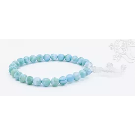   Larimar csukló mala, gumis - delfinkő, Atlantisz fénykapuja