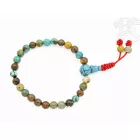 Tibeti türkiz csukló mala, gumis - Az égi védelem köve