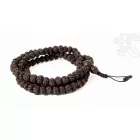 Rudraksha mala, sötét, állítható - a tisztánlátás köve