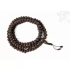 Rudraksha mala, sötét, állítható - a tisztánlátás köve