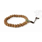 Rudraksha csukló mala, állítható - a legmagasabb tudás és szellemi kitartás segítője