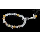 Vegyes topáz csukló mala, gumis - a lehetőségek, új utak köve