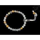 Vegyes topáz csukló mala, gumis - a lehetőségek, új utak köve