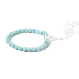   Larimar csukló mala, prémium minőség, állítható - delfinkő, Atlantisz fénykapuja