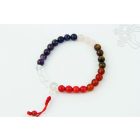 Csakra csukló mala, gumis