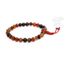   Vegyes achát csukló mala, gumis - a mindennapi sikerek és boldogulás köve