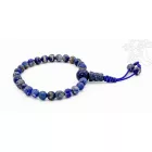 Lápisz lazuli csuklómala, gumis - a gyógyító gondviselés köve