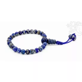   Lápisz lazuli csuklómala, gumis - a gyógyító gondviselés köve