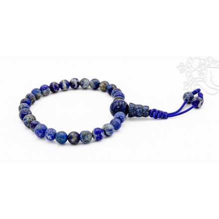 Lápisz lazuli csuklómala, gumis - a gyógyító gondviselés köve