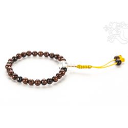   Mahagóni Obszidián csukló mala, állítható - az első lépés köve