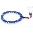 Lápisz lazuli matt csukló mala, állítható - a gyógyító gondviselés köve