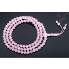 Rózsakvarc mala, prémium minőség, állítható - a gyengéd nőiesség és érzékenység köve