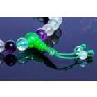 Fluorit csukló mala, állítható - a megkönnyebbülés köve