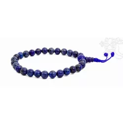   Lápisz lazuli csukló mala - prémium minőség, gumis - a gyógyító gondviselés köve