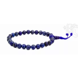   Lápisz lazuli csukló mala - prémium minőség, gumis - a gyógyító gondviselés köve