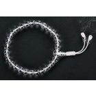 Hegyikristály csukló mala, állítható- mesterkristály, médiumkő. a tisztánlátás köve