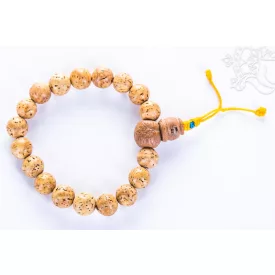   Bódhi csukló mala, gumis - a megvilágosodás és a szellemi út fája