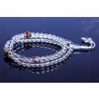 Hegyikristály mala türkiz és korall osztóval, állítható - mesterkristály, médiumkő, a tisztánlátás köve