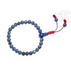 Lápisz lazuli matt csukló mala, állítható - a gyógyító gondviselés köve