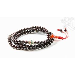   Gránát mala, türkiz és korall berakásos osztóval, prémium minőség, állítható - az önbizalom, a vállalkozókedv és a szexuális hódítás köve