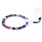 Turmalin csukló mala, prémium minőség, gumis - a jó kapcsolatok köve