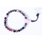 Turmalin csukló mala, prémium minőség, gumis - a jó kapcsolatok köve