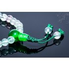 Fluorit csukló mala, gumis - a megkönnyebbülés köve