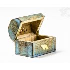 Fa füstölő égető kúp füstölőkhöz, elefántos, kék