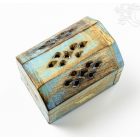 Fa füstölő égető kúp füstölőkhöz, elefántos, kék