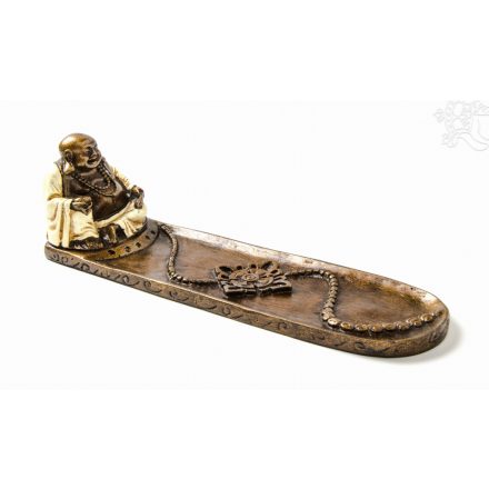 Nevető Buddha füstölő égető