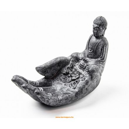 Buddha keze füstölő égető, ülő Buddhával