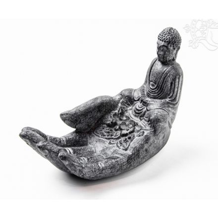 Buddha keze füstölő égető, ülő Buddhával