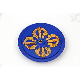 Színes, festett fa füstölő égető dupla dorjeval