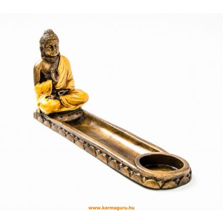 Áldó Buddha füstölő égető és mécsestartó