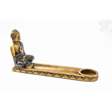 Áldó Buddha füstölő égető és mécsestartó