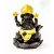 Ganesha lótuszon füstölő égető, visszaáramló füstölőkhöz