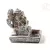 Ganesha kő szobor, mécsestartó - 12 cm