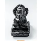 Ganesha kő szobor, mécsestartó - 12 cm