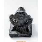 Ganesha kő szobor, mécsestartó - 12 cm
