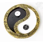 Jin-jang kerek füstölő égető 