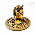 Nevető Buddhás, mandalás füstölő égető
