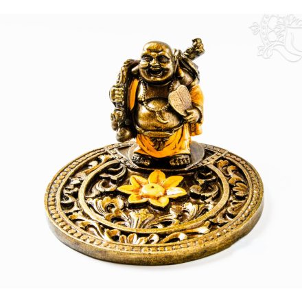 Nevető Buddhás, mandalás füstölő égető