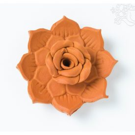 Dupla lótusz alakú agyag füstölő égető