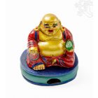 Nevető Buddha füstölő égető és agyag szobor