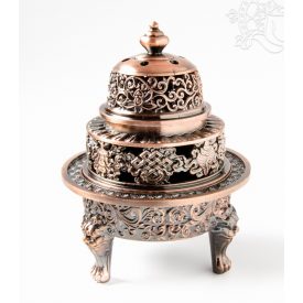 Füstölő égető a tibeti 8 szerencsejellel - réz