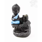 Buddhás rezin füstölő égető, visszaáramló füstölőkhöz - kék