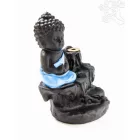 Buddhás rezin füstölő égető, visszaáramló füstölőkhöz - kék