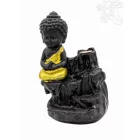 Buddhás rezin füstölő égető, visszaáramló füstölőkhöz - sárga