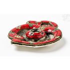 Alumínium füstölő égető - Om, piros