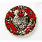 Alumínium füstölő égető, kerek - elefánt, korall